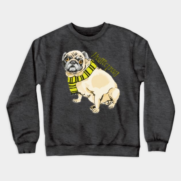 Hufflepug Crewneck Sweatshirt by TheNerdyPug